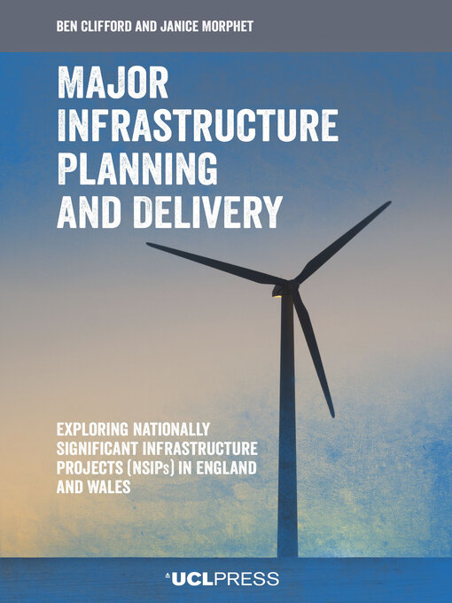 Title details for Major Infrastructure Planning and Delivery by Ben Clifford - Available